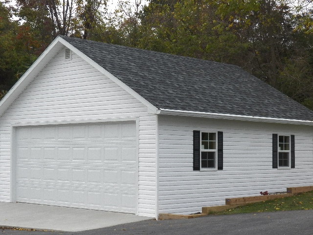 10x36-foot Shed Row with 10-foot Lean-To